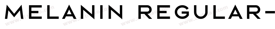 Melanin Regular字体转换
